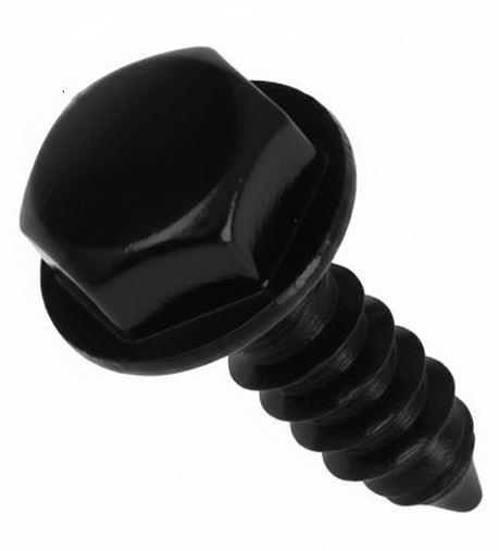 8A X 1/2 UNSL HWH SMS ZINC AL-2000 BLACK